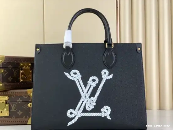 Rep ladies VUITTON ONTHEGO LOUIS MM-35*27*14cm 0629